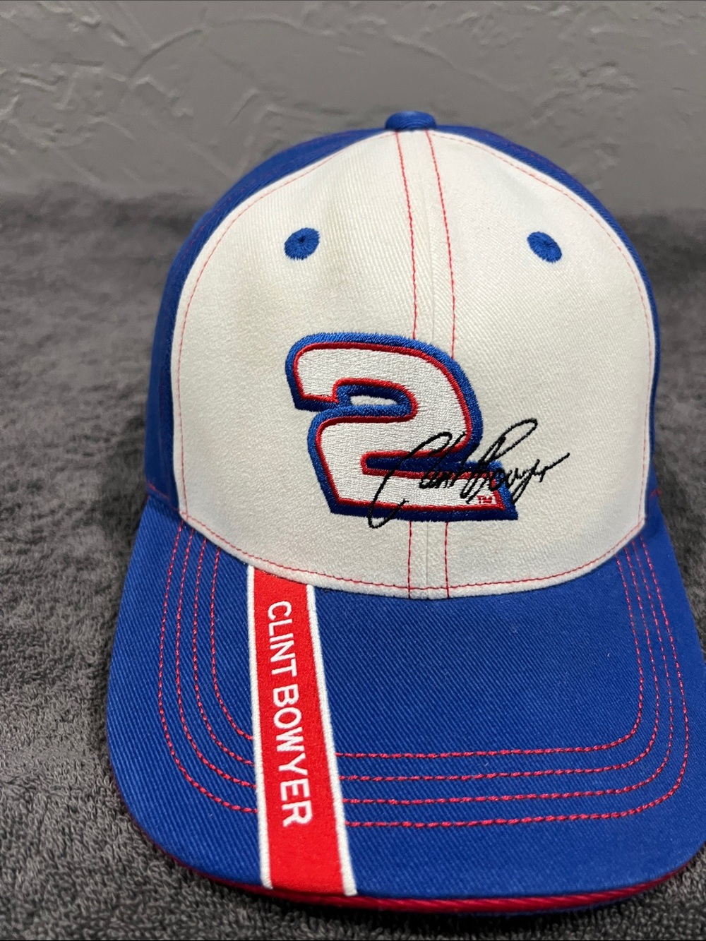 🔥 Vintage NEW NASCAR Clint Bowyer #2  Pro Racing Cap Embroidered Adjustable Hat